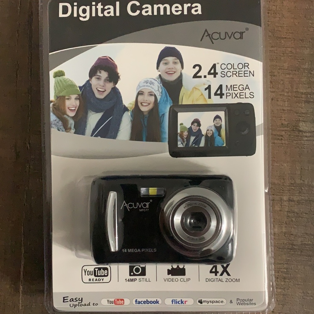 Black Acuvar Digital Camera